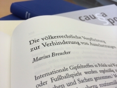 Festschriftbeitrag von Marius Breucker: „Die völkerrechtliche Verpflichtung zur Verhinderung von Ausschreitungen“